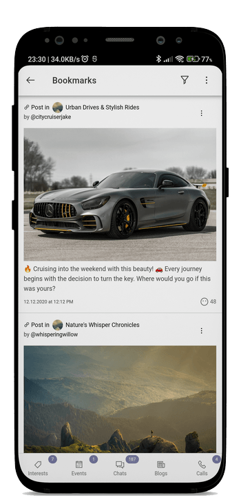 Smart categories and virtual folders for content organization